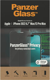 Panzer Glass Privacy Classic Fit Screen Protector for iphone 14 Pro Max 6.7" - P2770