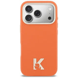Karl Lagerfeld Karl Head Logo Case with MagSafe for iPhone 17 Pro 6.3" Orange - KLHMP17L5PGFKHGO