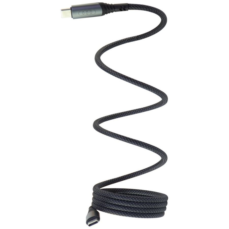 Audi USB C to USB C 2.0 Charge & Sync Cable 20V 3A 60W Black - AU-CB01CTC-GT/D1-BK