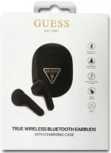 Guess Triangle Logo TWS Earphones with Charging Case Black - GUTWST82TRK