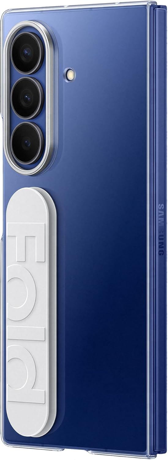 Samsung Galaxy Z Fold 7 8.0" Clear Case with Grip Stand - EF-QF966CTEGWW