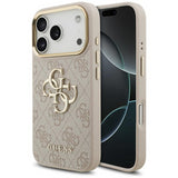 Guess Big 4G Classic Logo Case for iPhone 17 Pro 6.3" Rose Gold - GUHCP17L4GMGCPI