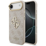 Guess Big 4G Classic Logo Case for iPhone 17 Air 6.5" Rose Gold - GUHCP17M4GMGCPI