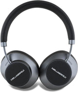 Karl Lagerfeld Saffiano Metal Logo ANC/ENC Wireless Headphones Black - KLBHP73PSACKMK