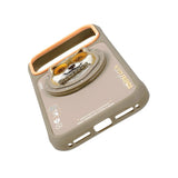 Nimmy Glasses Cool Dog Face Case with Detachable MagSafe Grip Stand for iPhone 17 Pro 6.3" Brown Orange - N-YJKM-CXZJ-IP17-PRO-012