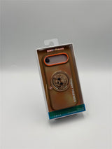 Nimmy Big Eye Cute Pet Poodle Dog Face Case with Detachable MagSafe Grip for iPhone 17 Air 6.5" Brown Orange - N-XDY-CXZJZH-IP17-AIR-014