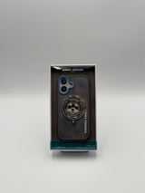 Nimmy Big Eye Cute Pet Yorkie Dog Face Case with Detachable MagSafe Grip for iPhone 17 6.3" Grey Blue - N-XDY-CXZJZH-IP17-027