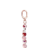Nimmy Big Eye Cute Pet Bischon Fraise Dog Mobile Phone Chain Bag Charm Ceramic Bracelet Pink - N-XDY-SL-02