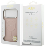 Guess Saffiano Case with MagSafe for iPhone 17 Pro Max 6.9" Pink - GUHMP17LPSAREGSP