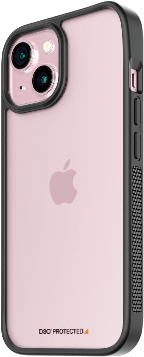 Panzer Glass Military Grade Standard Clear Case for iPhone 15 6.1" Black Edition - 1176