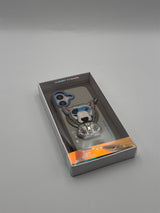 Nimmy Cool & Cute 2.0 Terrier Dog Case with MagSafe Stand for iPhone 17 6.3" Grey Blue - N-YJKM-CXZJZH-IP17-019