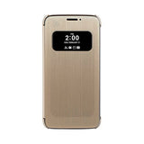 Genuine LG G5 Mesh Folio Quick Cover Case Gold CFV-160.AGEUGD