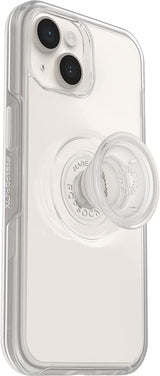 Otterbox Symmetry Series Popsockets for iphone 13 6.1" Clear 77-89703