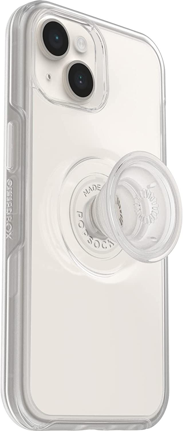 Otterbox Symmetry Series Popsockets for iphone 13 6.1" Clear 77-89703