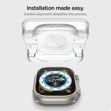 Spigen Glastr EZ Fit HD Screen Protector for Apple Watch Ultra Series 49mm 2 Pack - AGL05556
