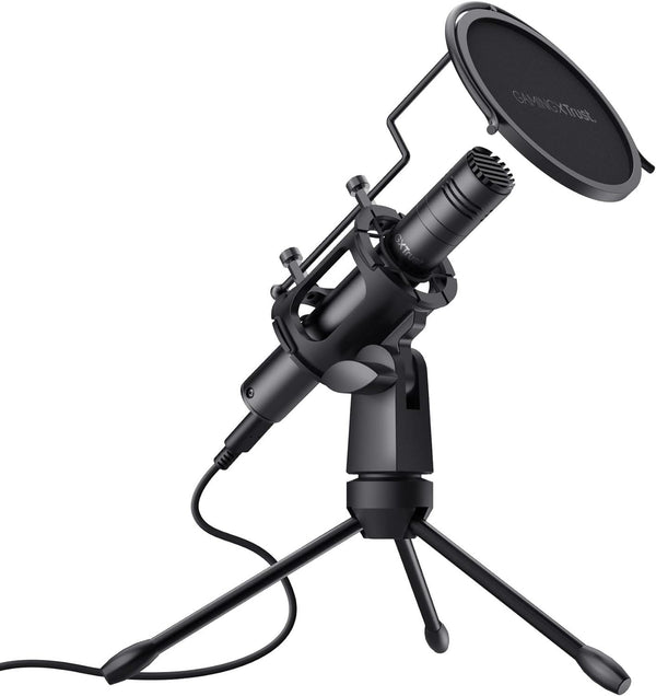 Trust GXT 241 Velica USB Gaming Microphone with Tripod Stand Black - 24182