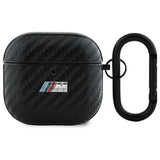 BMW M Series PU Carbon Case for AirPods 4 Black  - BMA4CMPUCA