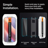Spigen Glastr EZ Fit HD Screen Protector for iPhone 16 Pro Max 6.7" 1 Pack - AGL07914