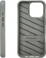 Nimmy Glasses Cool Cat Case for iPhone 16 Pro Max 6.9" Grey - N-YJ-iP16-Pro-Max-05-B