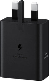 Samsung 50W USB C Mains Charger with 5 Amp Type C Cable Black UK Plug - EP-T5020XBEGGB