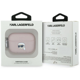 Karl Lagerfeld Monogram Karl Head Case for AirPods Pro 3 Pink - KLAP3PGKIPP