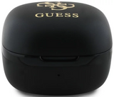 Guess 4G Printed Logo TWS Mini Bluetooth Earphones with Docking Station Iridescent Black- GUTWSJ144ESK