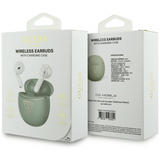 Guess Gold Line Triangle Logo TWS Earphone with Charging Case Khaki - GUTWSA15HETN