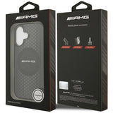 AMG Double Layer Transparent Graphics Case with MagSafe for iPhone 17 6.3" Black- AMHMP17S24HHGPK