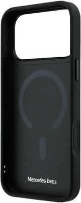 Mercedes Leather 3D MagSafe Case for iPhone 17/18 Pro Max 6.9" Black - MEHMP18X25PEMMOK