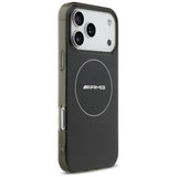 AMG Double Layer Transparent Smocked Case with MagSafe for iPhone 17 Pro Max 6.9" Black - AMHMP17X24HTRDK