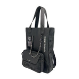 Nimmy Magnetic Fashion Series Combo Black Cat Laptop Backpack with Detachable Pouch Black - N-CXMC-STSJDNBZH-03