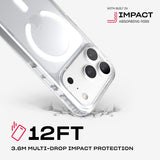 Tech21 Evo Clear Case with MagSafe for iPhone 17/18 Pro 6.3" Clear - T21-11655