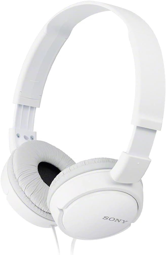 Sony MDR-ZX110 Over Ear Wired 3.5mm Headset White - MDR-ZX110/WZ