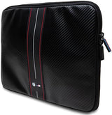 BMW Carbon and Red Stripe Sleeve for 14" Laptop Black - BMCS14COMSCAKR