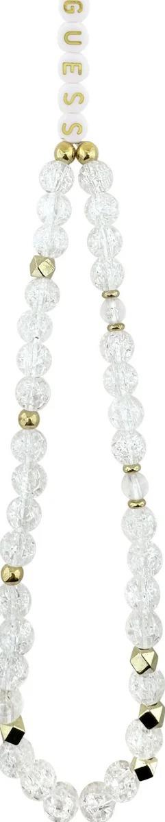 Guess IML Flowers Allover Strap Case with MagSafe for iPhone 17 Air 6.5" White - GUHMP17MHCPOFPH