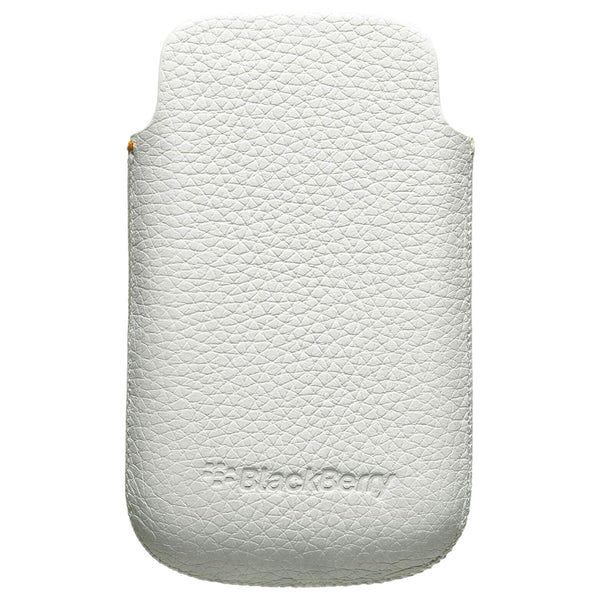 BlackBerry Leather Pocket for 8520 9300 9700 9780 White ACC-32917-202