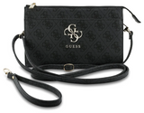 Guess PU Big 4G Logo Universal Phone Pouch with Strap Black - GUWPO5P4GP4GLK