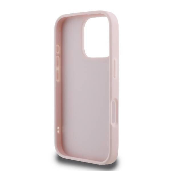 Karl Lagerfeld Quilted Signature Case for iPhone 16 Pro 6.3" Pink - KLHCP16LPQDSMGP
