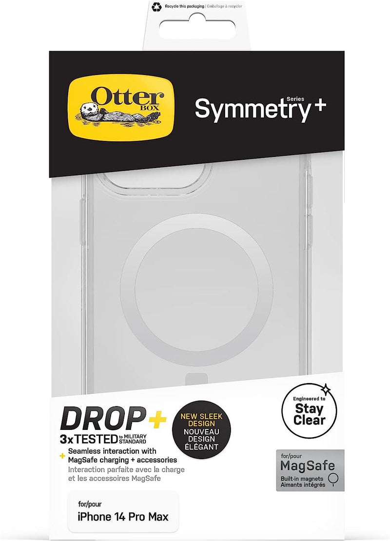 Otterbox Symmetry Series + for iphone 14 Pro Max 6.7" with Magsafe Clear 77-89267