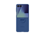Samsung Galaxy Z Flip 7 6.9" Silicone Case with Ring Blue - EF-PF766TNEGWW