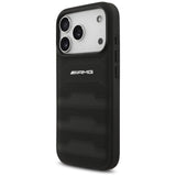 AMG Leather Debossed Lines Logo Case for iPhone 17 Pro 6.3" Black - AMHCP17LGSEBK