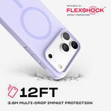 Tech21 Evo Pulse Fauvxen Case with MagSafe for iPhone 17/18 Pro Max 6.9" Lilac - T21-11684