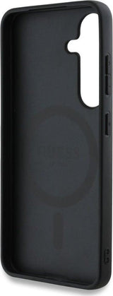 Guess 4G Printed Coloured Peony Pattern Case with MagSafe for Samsung Galaxy S25 6.2" Brown - GUHMS25SP4PWPW