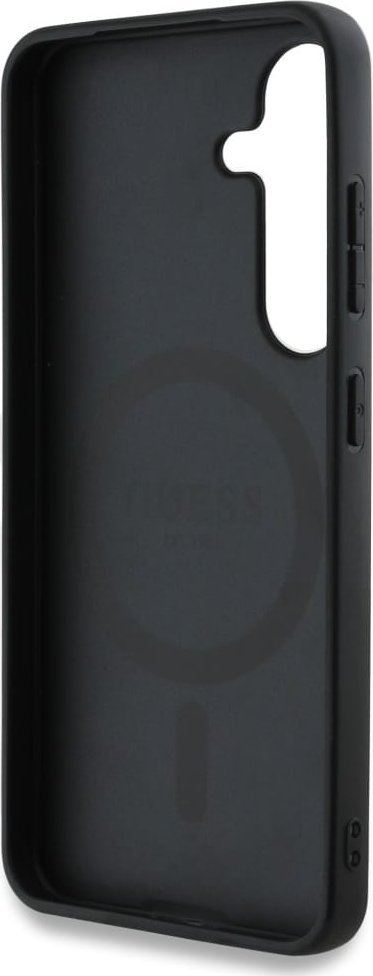 Guess 4G Printed Coloured Peony Pattern Case with MagSafe for Samsung Galaxy S25 6.2" Brown - GUHMS25SP4PWPW