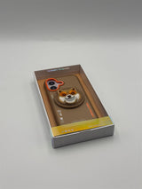 Nimmy Glasses Cool Dog Face Case with Detachable MagSafe Grip Stand for iPhone 17 6.3" Brown Orange - N-YJKM-CXZJ-IP17-012