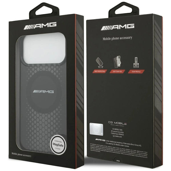 AMG Double Layer Transparent Graphics Case with MagSafe for iPhone 17 Pro Max 6.9" Black - AMHMP17X24HHGPK