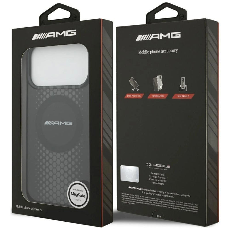 AMG Double Layer Transparent Graphics Case with MagSafe for iPhone 17 Pro Max 6.9" Black - AMHMP17X24HHGPK