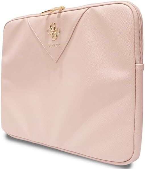 Guess Triangle 4G Laptop Sleeve for 14" MacBook Pink - GUCS14ZPGSTEGP