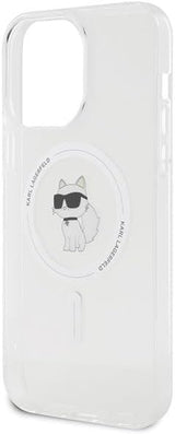 Karl Lagerfeld Choupette Hard Case with MagSafe for iphone 15 Pro Max 6.7" Clear - KLHMP15XHFCCNOT