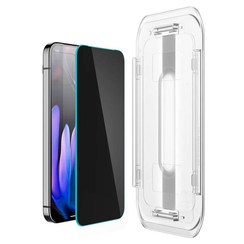 Spigen Glastr EZ Fit Privacy Film Screen Protector 2 Pack for Google Pixel 9 Pro 6.3" - AGL09312